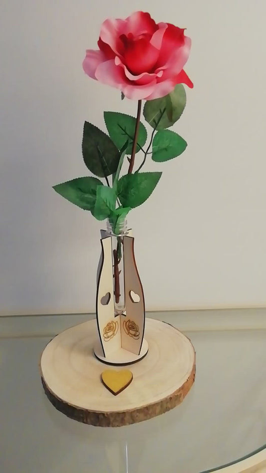 vase en bois 3D
