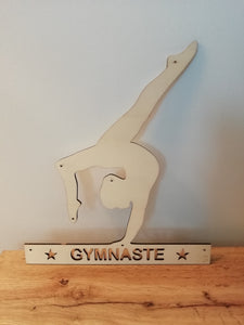 Silhouette de Gymnastique "GAF" PERSONNALISABLE