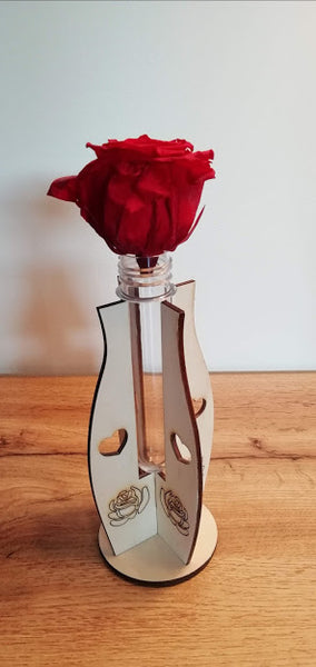 vase en bois 3D